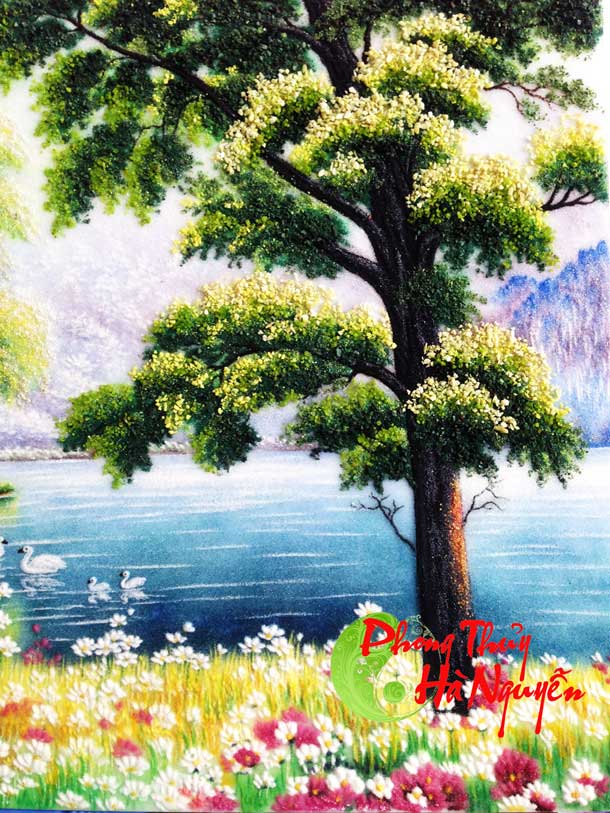 Tranh đá quý phong cảnh nước ngoài